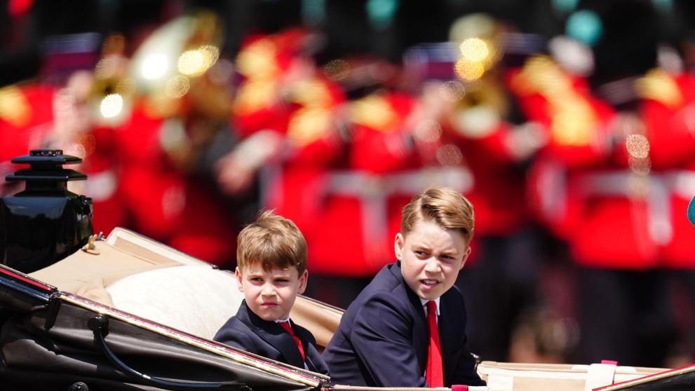 George a Louis na oslavě Karla III. (14. 6. 2025)