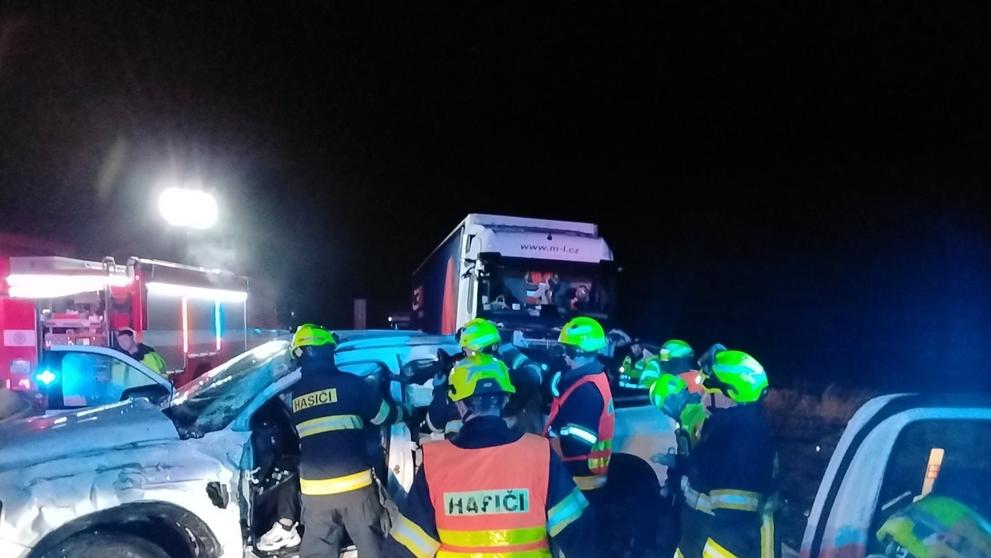 Dopravní nehoda u Hory Svatého Šebestiána