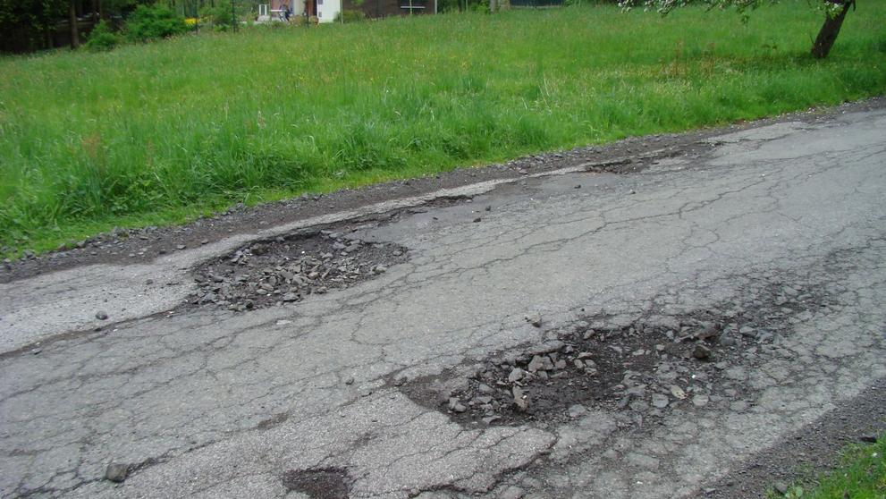 Výmoly v Nových Křečanech na Děčínsku - 1