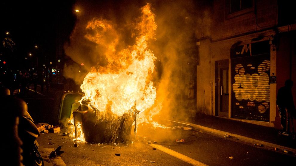 Demonstrace na podporu rapera Haséla v Barceloně - 3