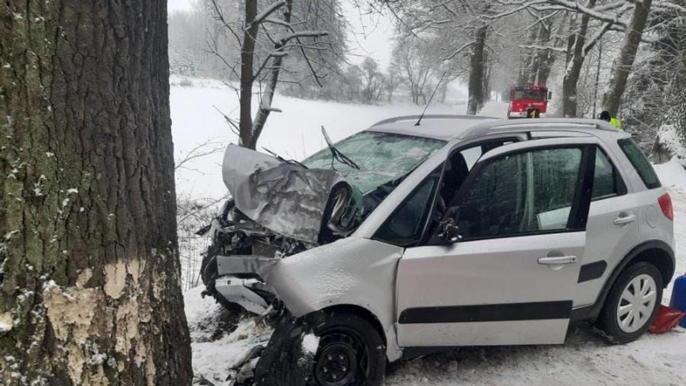 Tragická dopravní nehoda na Pelhřimovsku (1)
