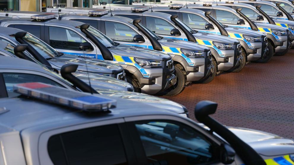 Policie převzala služební pick-upy Toyota Hilux