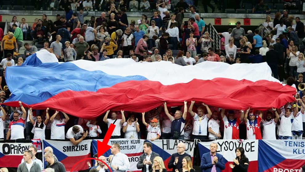 Přítel Kateřiny Siniakové fandil po boku bratra tenistky