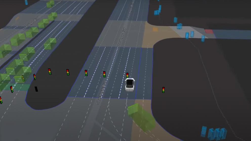 Robotaxi Ioniq 5 během zkoušek v autoškole