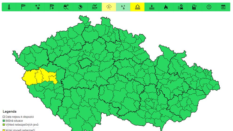 Výstraha před povodní, 30. 5.