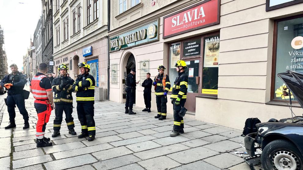 Dopravní nehoda v Plzni (5)