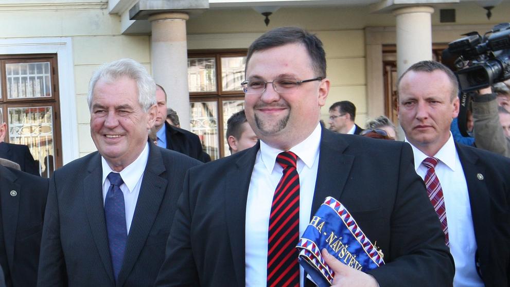 Jindřich Forejt a Miloš Zeman