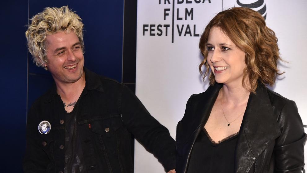 Billie Joe Armstrong a Jenna Fischerová, 23. 4. 2016 New York City