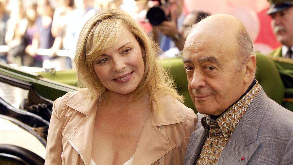 Kim Cattrall a Mohammed Al Fayed, 30. 6. 2008