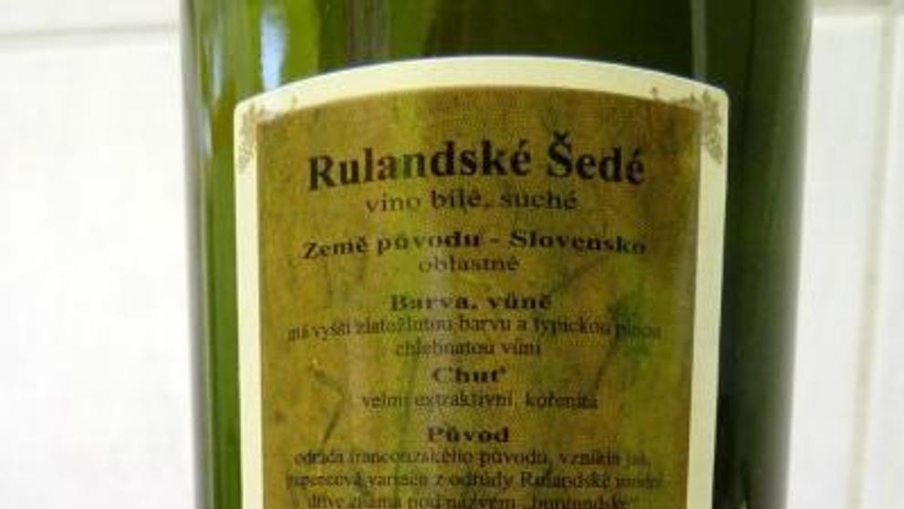 Penny Market: Rulandské šedé - víno bílé, suché, alk. 11 % obj. - 1