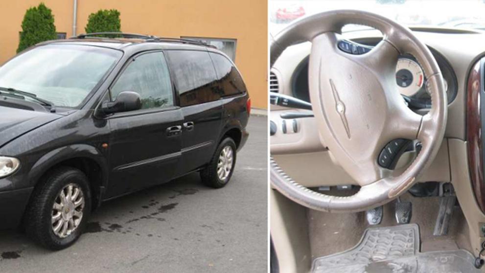 Dražba zabaveného majetku - Chrysler Voyager
