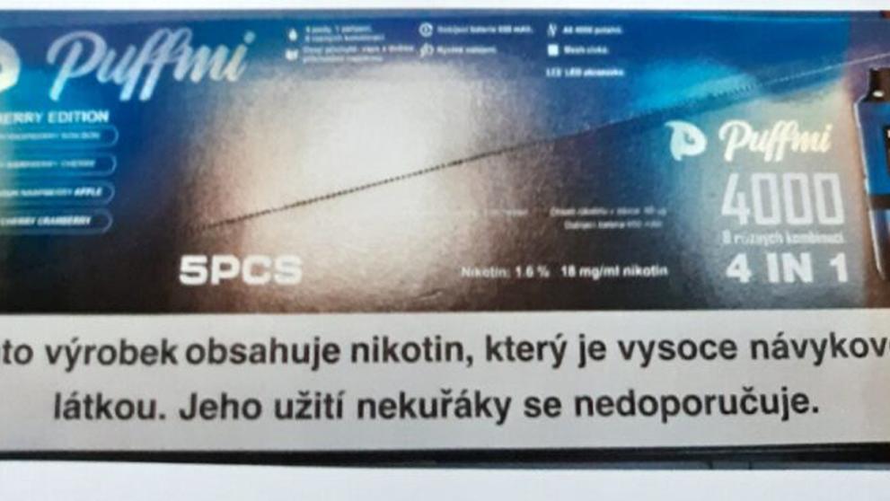 Nebezpečné elektronické cigarety zn. Puffmi (2)