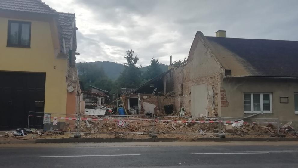 Výbuch domu v Koryčanech (2)