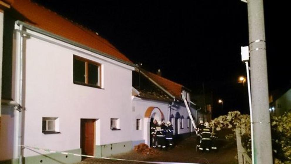 Požár vinného sklípku Bořetice - 2