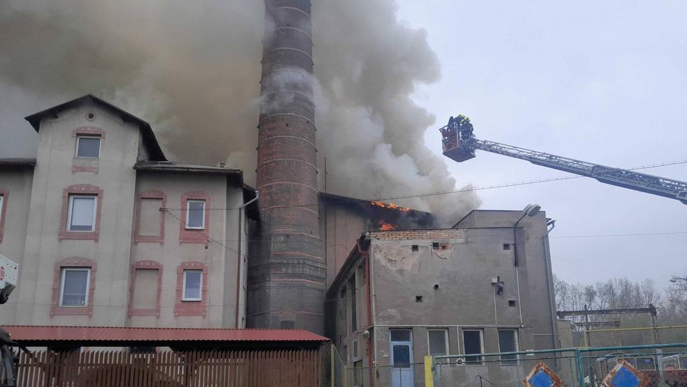 Požár v Kadani (2)