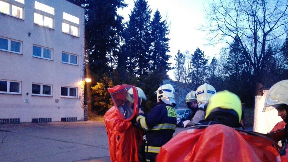 Únik chemikálie v pražské laboratoři - 1
