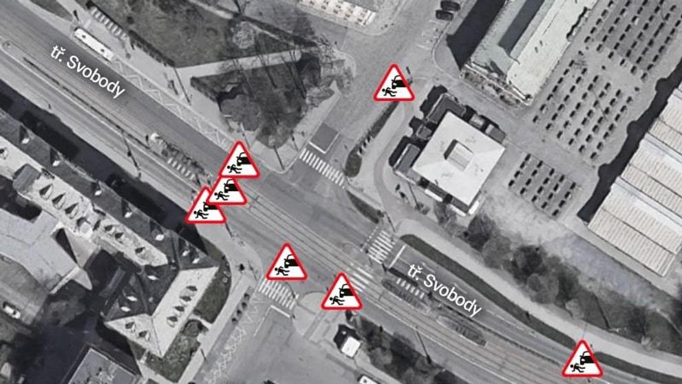 Nebezpečné křižovatky Olomouc - 4