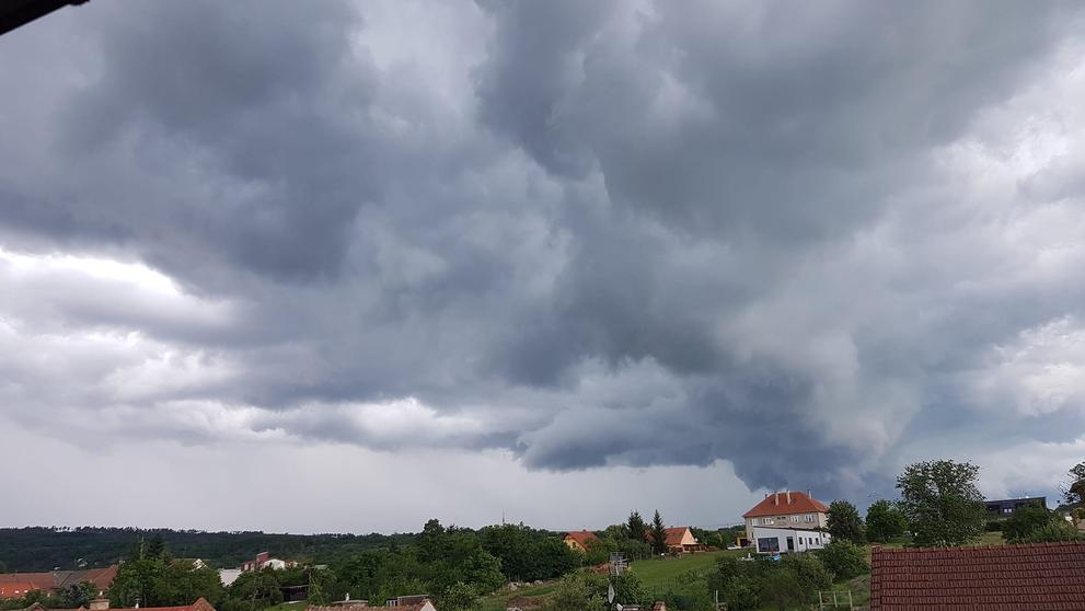 Bouřka v Čelechovicích na Hané