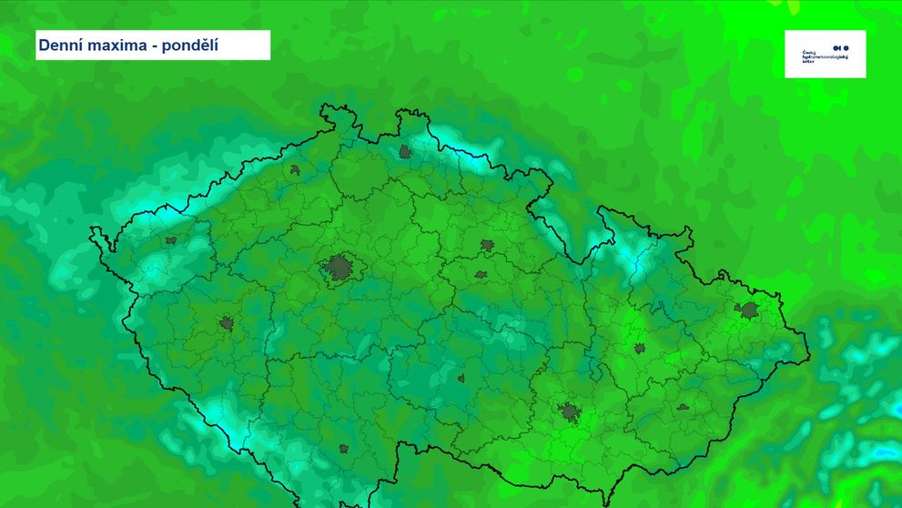 Mapa počasí