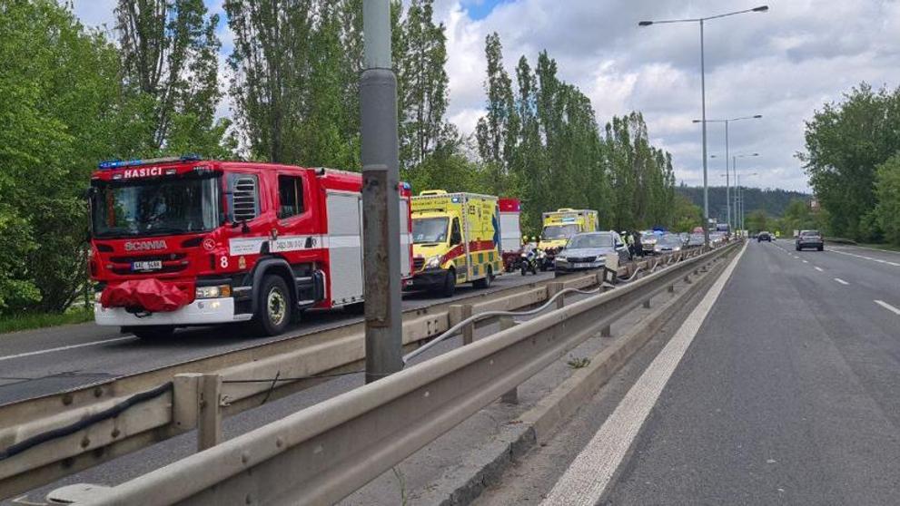 Tragická nehoda ve Strakonické ulici v Praze - 2