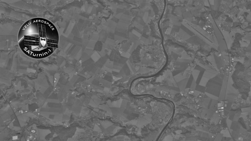 Snímek Prahy ze satelitu SATurnin-1