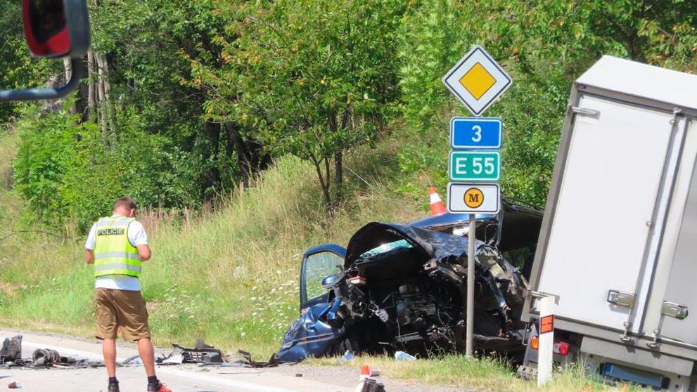 Dopravní nehoda u Votic (3)