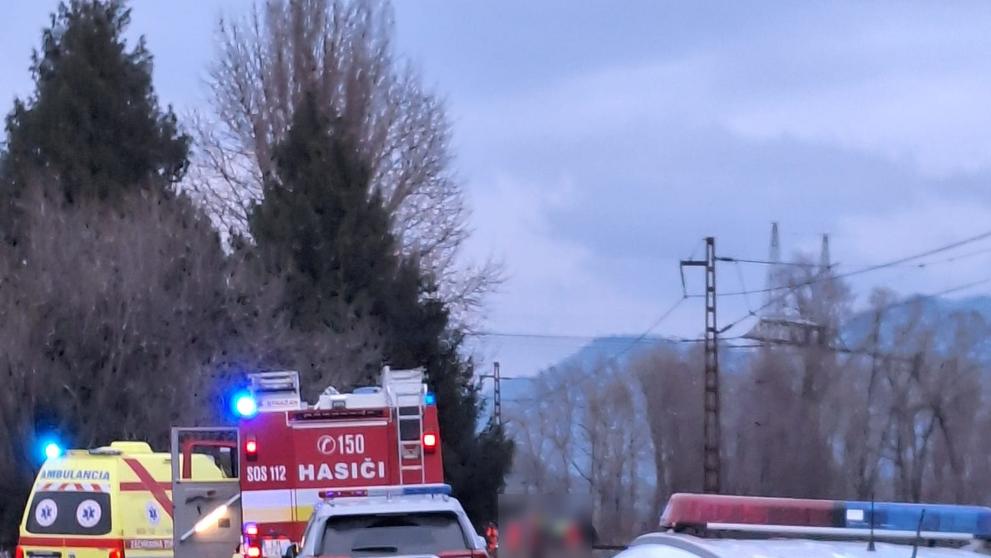 Srážka vlasku s dvěma lidmi na Slovensku (1)