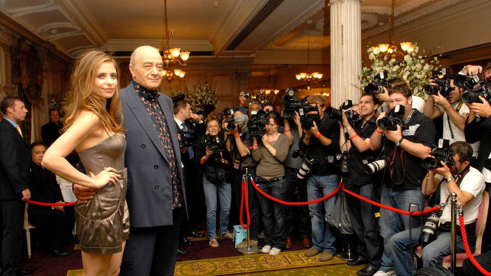 Sarah Michelle Gellar a Mohammed Al Fayed, 2. 7. 2007