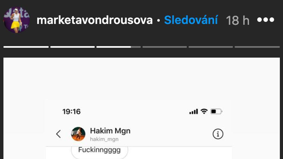 Markéta Vondroušová pod palbou hnusných nadávek