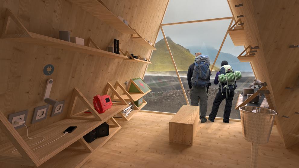 Návrh přístřešků na Islandu - 2