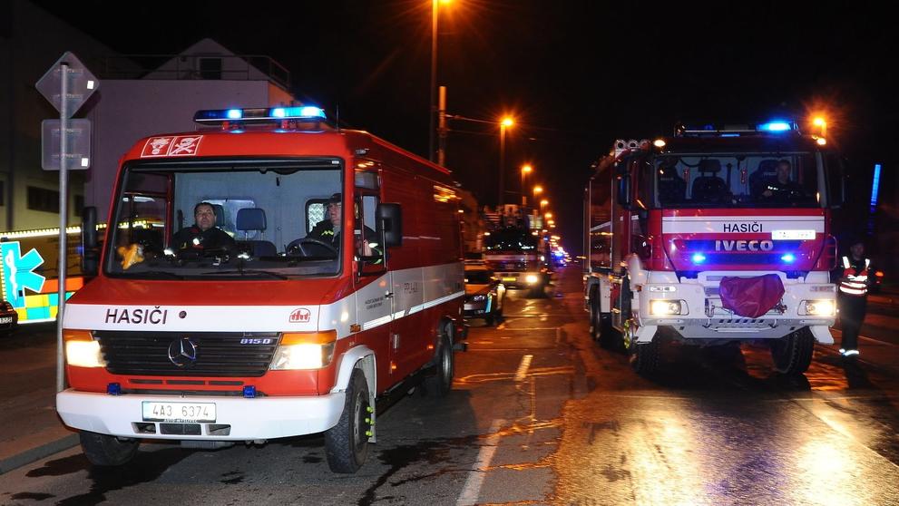 Požár trampolínového centra v Praze - 28