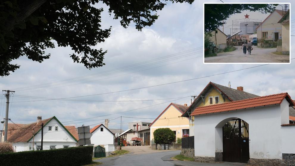 Křečovice - srovnání tehdy a dnes - 7
