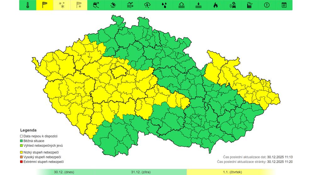 Výstraha ČHMÚ – Silný vítr