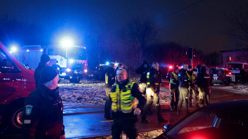Ve Vilniusu se zřítil nákladní letoun DHL