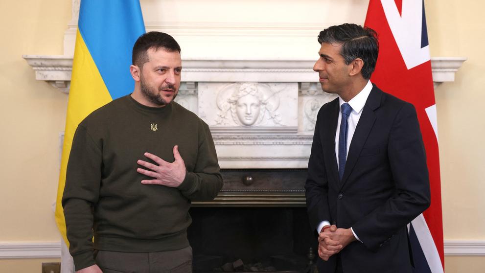 Volodymyr Zelenskyj Rishi Sunak