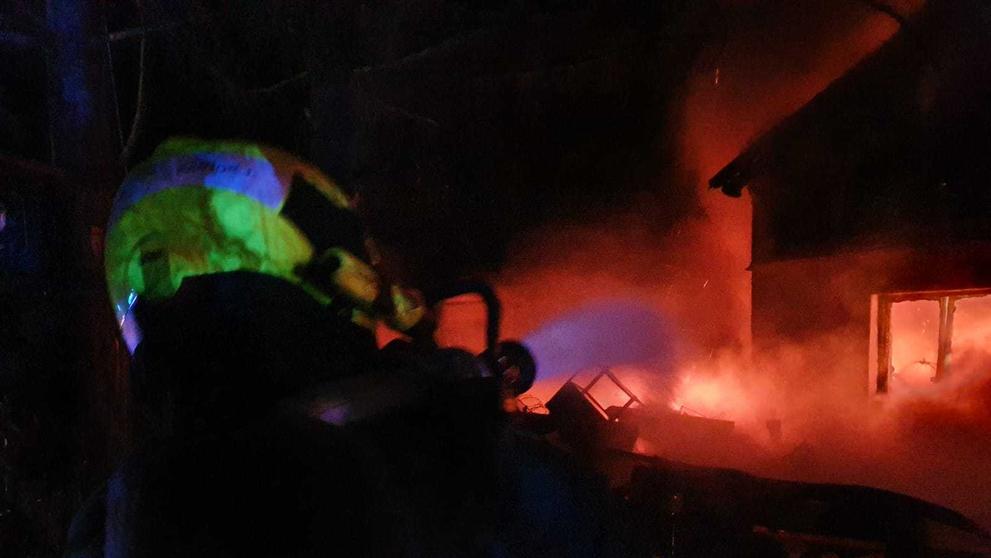 Požár chaty v Lipníku nad Bečvou - 14