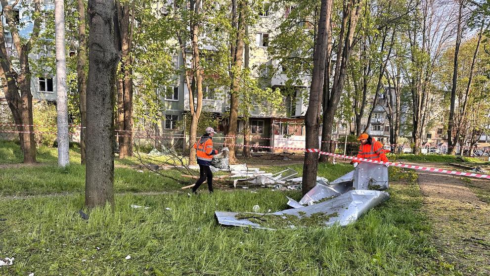 Ruský útok drony na Ukrajinu, 22. 4. 2025 Odesa