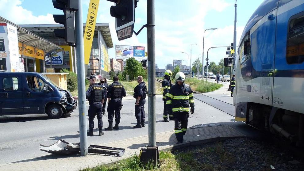 Nehoda vlaku ve Zlíně