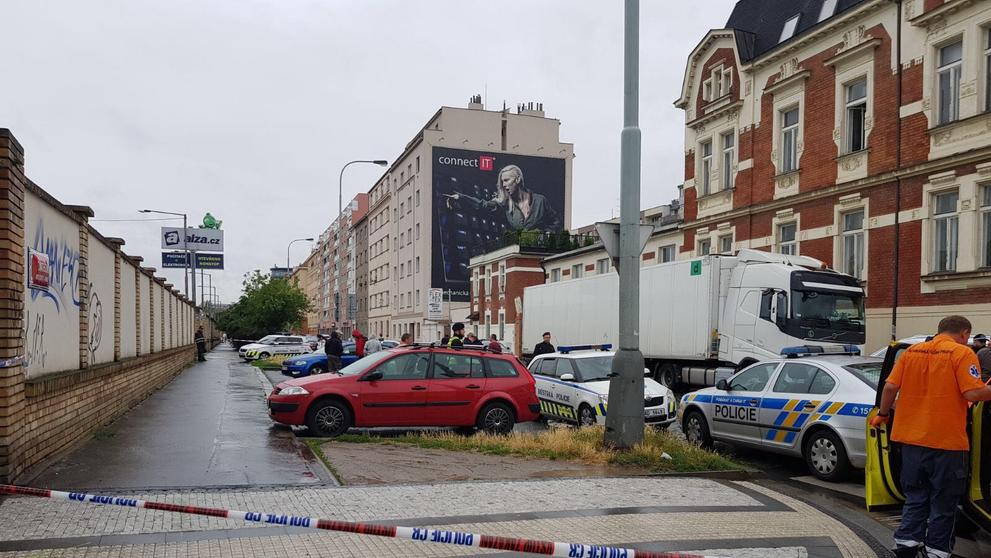 Záhadná nehoda v Jateční ulici v Praze