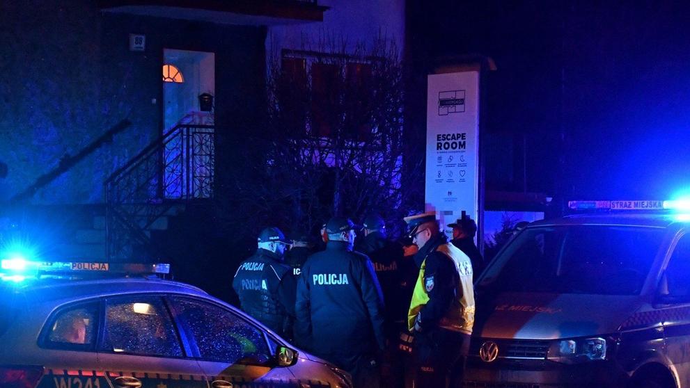 Požár na únikové hře v Polsku - 3