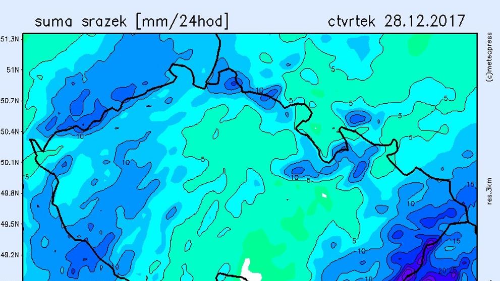 Mapy sněhu - 3