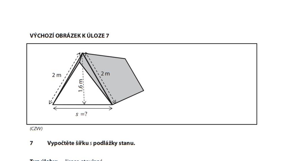 Příklady testů - matematika - 3
