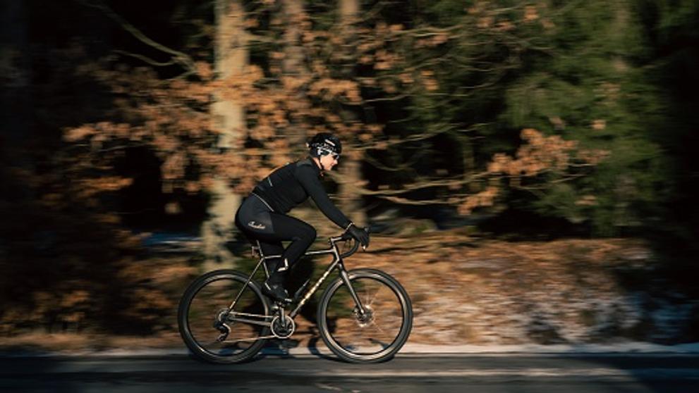 Cyklistka Kateřina Rusá