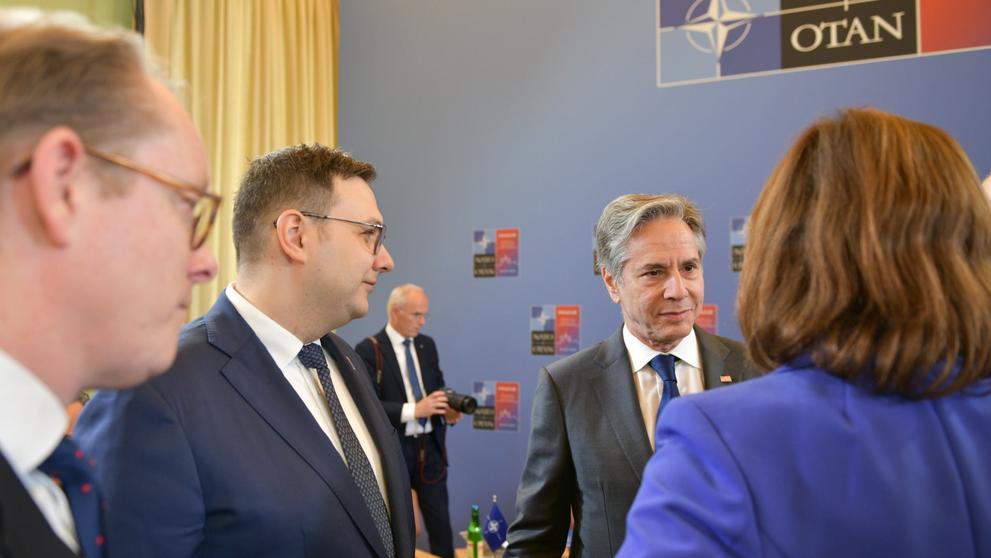 Ministři zahraničí Anton Blinken a Jan Lipavský