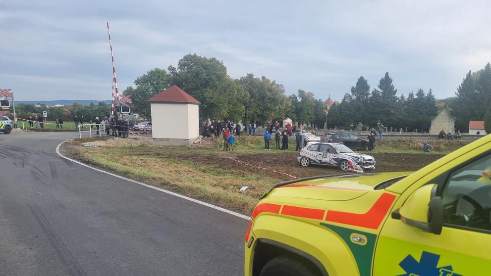 Nehoda na rally v Hořovicích