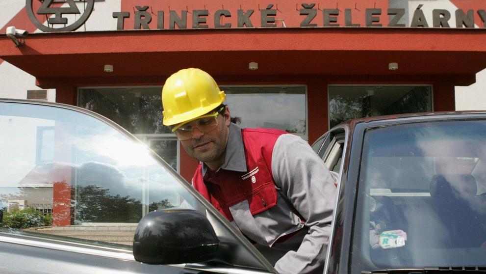 Jaromír Jágr před deseti lety v třineckých ocelárnách