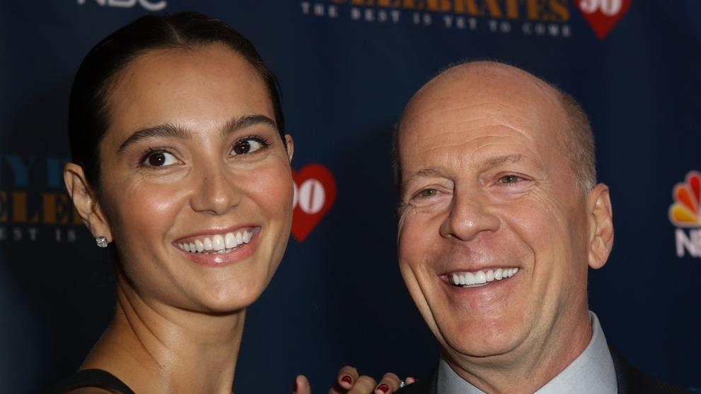 Bruce Willis se svou ženou