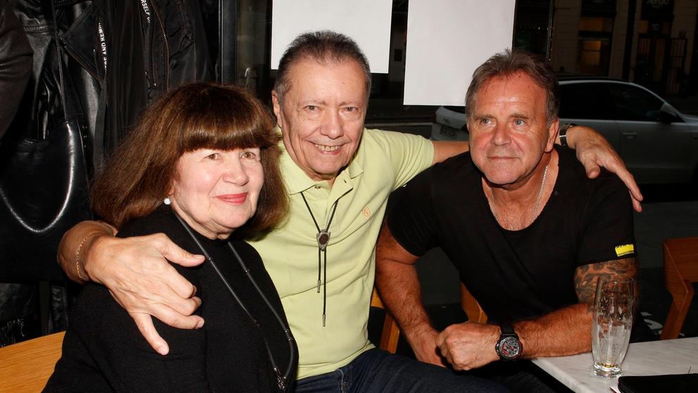 Zleva Uršula Kluková, Karel Kahovec a Jakub Smolík, 10. 10. 2023 Radiocafé