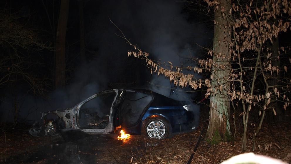 Požár vozidla BMW - 1