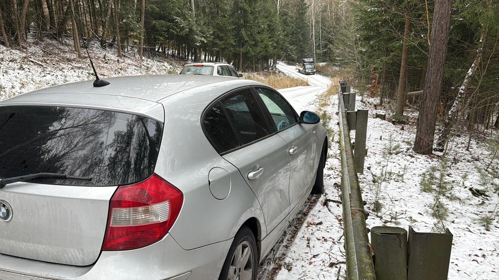 Objížďky dálnice D1 na letních pneumatikách